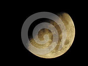 Moon at waning gibbous phase