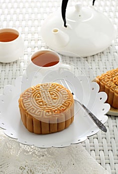 Mooncakes are Offered to Friends or Fn family Gathering during Mid Autumn Festival