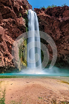 Mooney Falls, Havasu Canyon, Havasupai Indian Reservation, Arizona