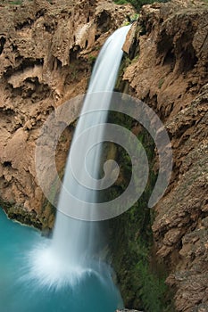 Mooney Falls from the Rim photo