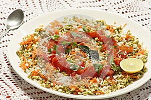 Moong Dal gajjar chaat from India photo