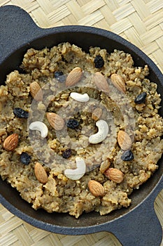 Moong Dal Halwa - An Indian sweet dish photo