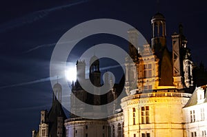 Moonlight on Chateau de Chambord