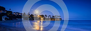 Moonlight over Laguna Beach