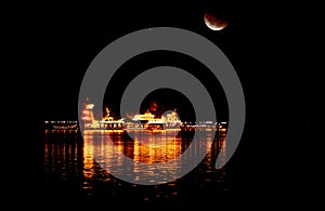 Moonlight over The Lake Palace