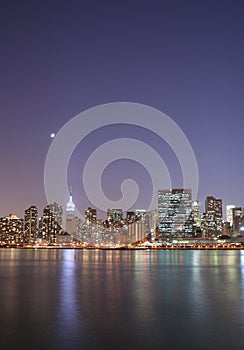 Moonlight over Manhattan