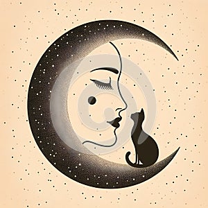 Moonlit Cat.