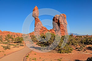 Moonrise at Balanced Rock