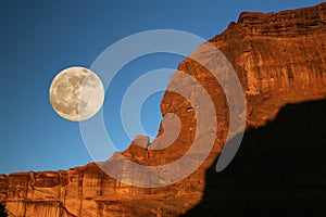 Moonrise - Canyon de Chelly, Arizona photo