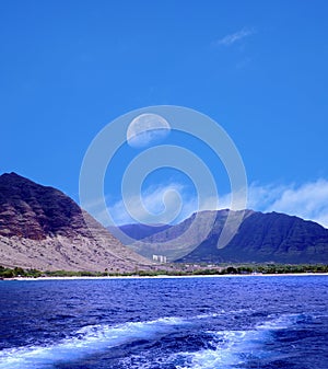 Moonrise Oahu Hawaii