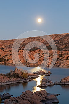 Moonrise Over Watson Lake