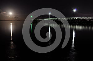 Moonrise over Wellington Point