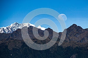 Moonset in Macchu Picchu