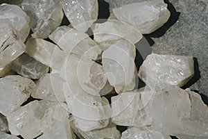 Moonstone adular gem stone as natural mineral rock