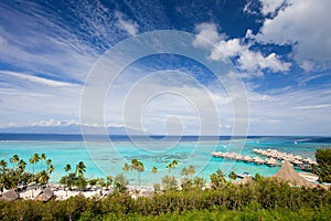 Moorea island coastline