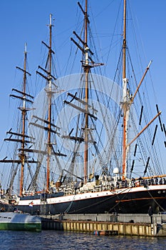 Moored barque 2