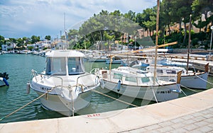 Moored boats Portopetro