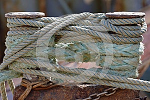 Mooring at the dock