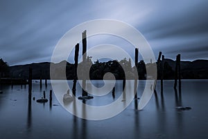 Mooring Poles on Derwent Water