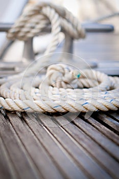 Mooring rope photo