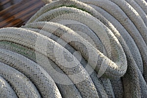 Mooring Rope Close-up