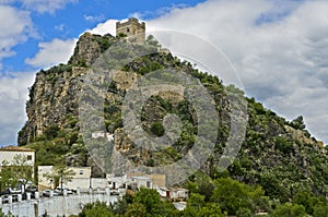 Moorish castle on a hill photo