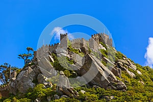 Moorish castle in Sintra - Portugal