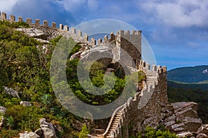 Moorish castle in Sintra - Portugal