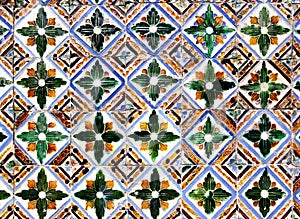 Moorish ceramic tiles photo