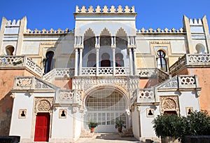 Moorish Palazzo Sticchi in Santa Cesarea Terme, Italy photo