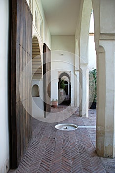 Moorish passageway, Malaga castle.