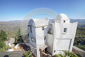 Moorish style residential architeture in Comares, Malaga, Spain photo