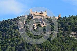 The Moorish-Templar Castle tenth-thirteenth century of Alcala de Xivert, Valencia region eastern Spain