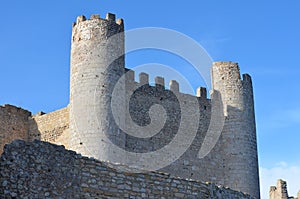 The Moorish-Templar Castle tenth-thirteenth century of Alcala de Xivert, Valencia region eastern Spain