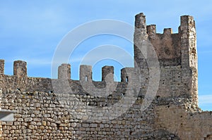 The Moorish-Templar Castle tenth-thirteenth century of Alcala de Xivert, Valencia region eastern Spain