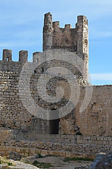 The Moorish-Templar Castle tenth-thirteenth century of Alcala de Xivert, Valencia region eastern Spain