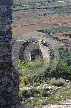 The Moorish-Templar Castle tenth-thirteenth century of Alcala de Xivert, Valencia region eastern Spain