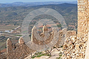 The Moorish-Templar Castle tenth-thirteenth century of Alcala de Xivert, Valencia region eastern Spain