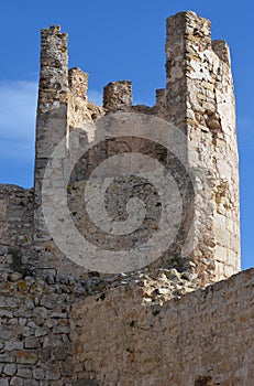 The Moorish-Templar Castle tenth-thirteenth century of Alcala de Xivert, Valencia region eastern Spain