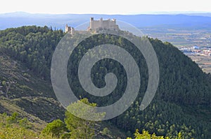 The Moorish-Templar Castle tenth-thirteenth century of Alcala de Xivert, Valencia region eastern Spain