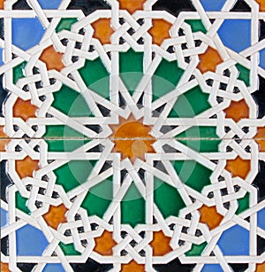 Moorish tiles photo