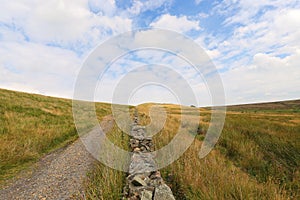 Moorland footpath to Great hill.