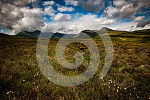 Moorland and mountains photo