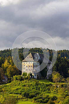 Moosburg castle in Carinthia, Austria