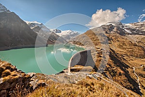 Mooserboden high altitude reservoir, near Kaprun - Zell am See, Austria photo