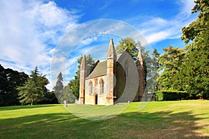 Moot or Boot Hill on the grounds of Scone Castle, Scotland