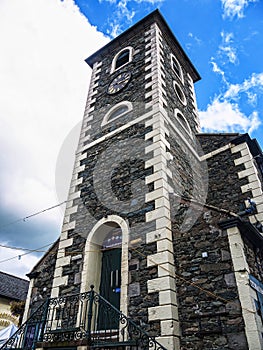 Moot Tower in the centre of Keswick Cumbria