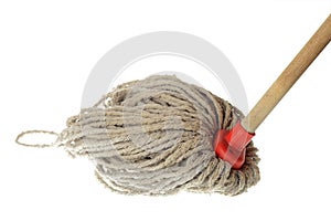 Mop Isolated on White Background