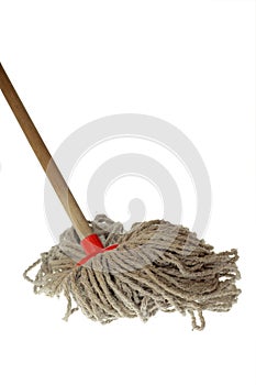 Mop Isolated on White Background