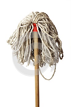 Mop Isolated on White Background